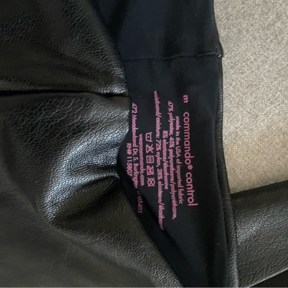 Commando Perfect Control Faux Leather Leggings - Picture 8 of 11